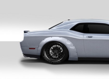 Duraflex 2 Piece Novara Rear Fender Flares 08-23 Challenger